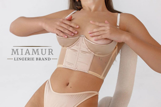 Open cup bra lingerie