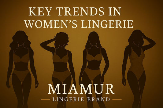 MIAMUR sheer satin and open-cup lingerie styles